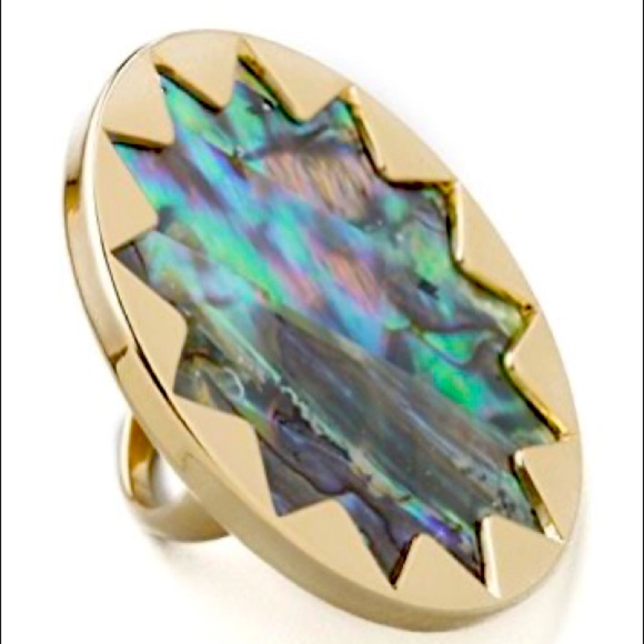 House of Harlow 1960 Jewelry - NWOT House of Harlow 1960 boho abalone opal ring